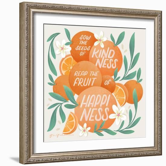 Orange Zest II-Gia Graham-Framed Art Print