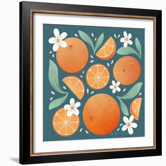 Orange Zest III-Gia Graham-Framed Art Print