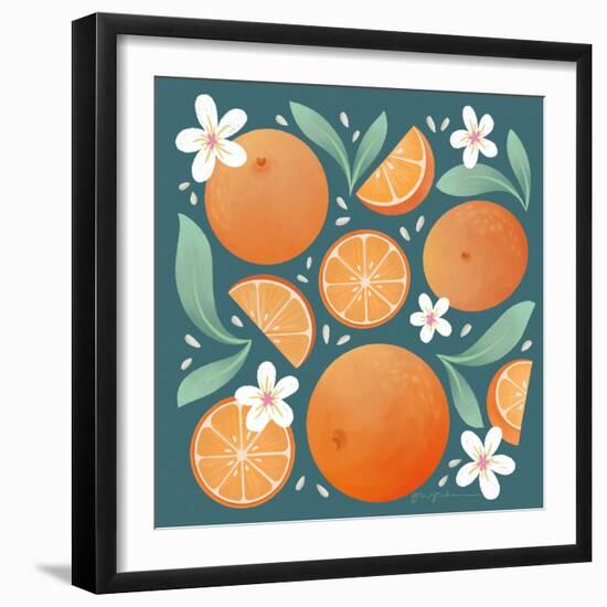 Orange Zest III-Gia Graham-Framed Art Print