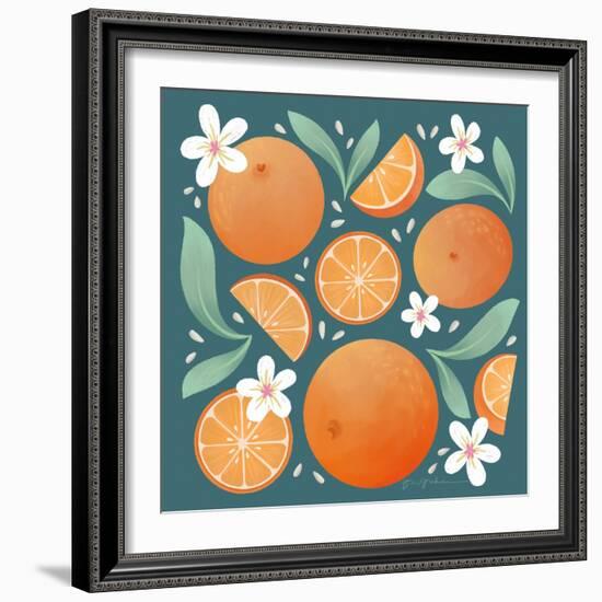 Orange Zest III-Gia Graham-Framed Art Print