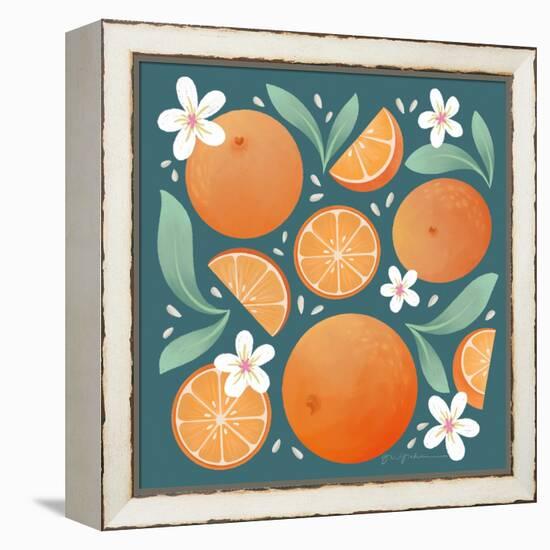 Orange Zest III-Gia Graham-Framed Stretched Canvas