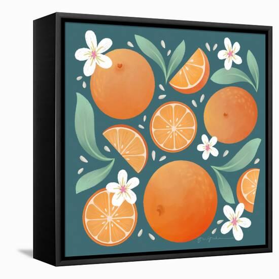 Orange Zest III-Gia Graham-Framed Stretched Canvas