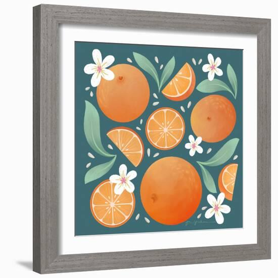 Orange Zest III-Gia Graham-Framed Premium Giclee Print