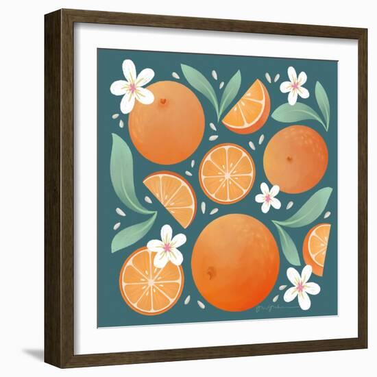 Orange Zest III-Gia Graham-Framed Premium Giclee Print
