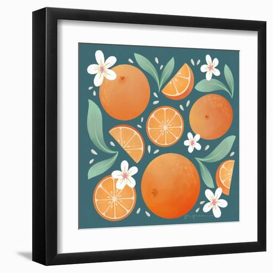 Orange Zest III-Gia Graham-Framed Art Print