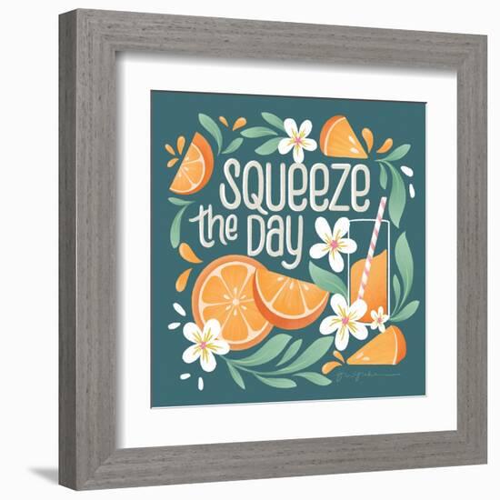 Orange Zest IV-Gia Graham-Framed Art Print