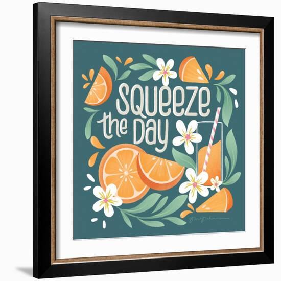 Orange Zest IV-Gia Graham-Framed Premium Giclee Print