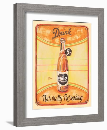 Orange-Gregory Gorham-Framed Art Print