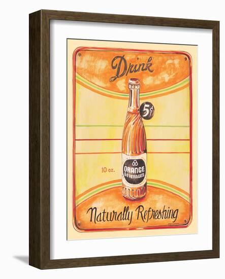 Orange-Gregory Gorham-Framed Art Print