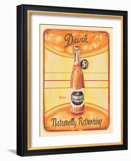 Orange-Gregory Gorham-Framed Art Print