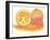 Orange-Wolf Heart Illustrations-Framed Giclee Print