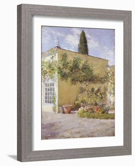 Orangerie of the Chase Villa, Florence, Italy-Thomas Jones Barker-Framed Giclee Print