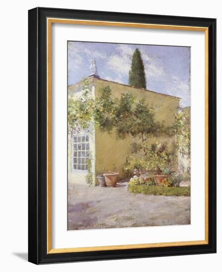 Orangerie of the Chase Villa, Florence, Italy-Thomas Jones Barker-Framed Giclee Print