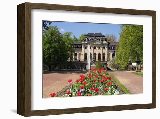 Orangery in the palace garden of Fulda, Hesse, Germany-null-Framed Art Print