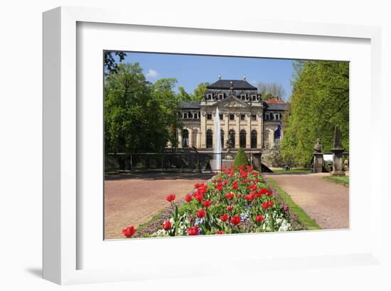 Orangery in the palace garden of Fulda, Hesse, Germany-null-Framed Art Print