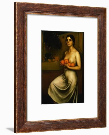 Oranges and Lemons, 1927-Julio Romero de Torres-Framed Giclee Print