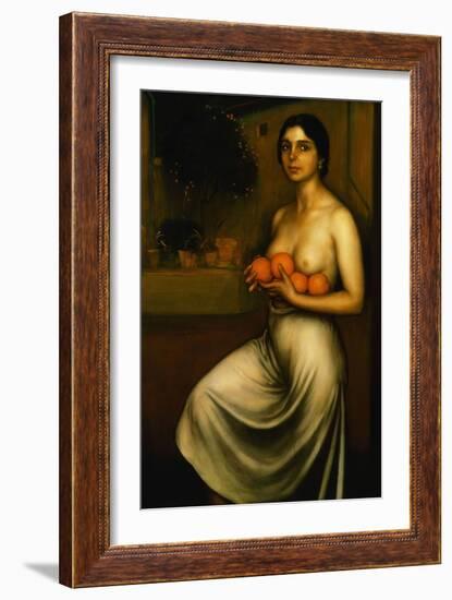 Oranges and Lemons, 1927-Julio Romero de Torres-Framed Giclee Print