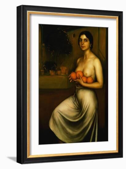 Oranges and Lemons, 1927-Julio Romero de Torres-Framed Giclee Print