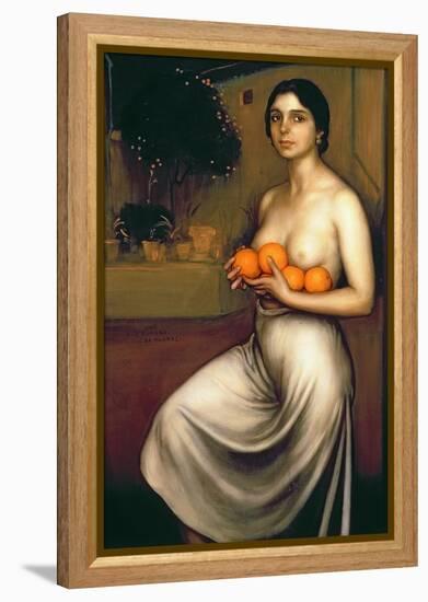 Oranges and Lemons-Julio Romero de Torres-Framed Premier Image Canvas