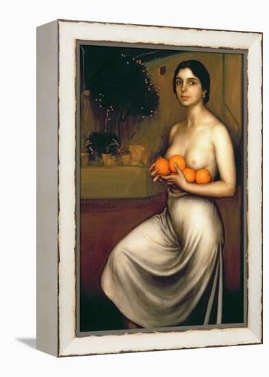 Oranges and Lemons-Julio Romero de Torres-Framed Premier Image Canvas