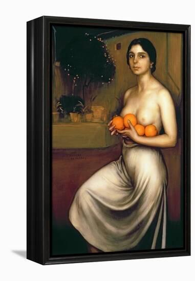 Oranges and Lemons-Julio Romero de Torres-Framed Premier Image Canvas