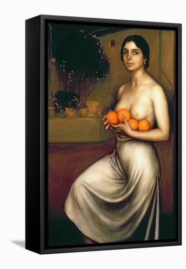 Oranges and Lemons-Julio Romero de Torres-Framed Premier Image Canvas