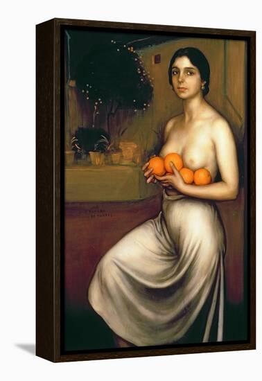 Oranges and Lemons-Julio Romero de Torres-Framed Premier Image Canvas