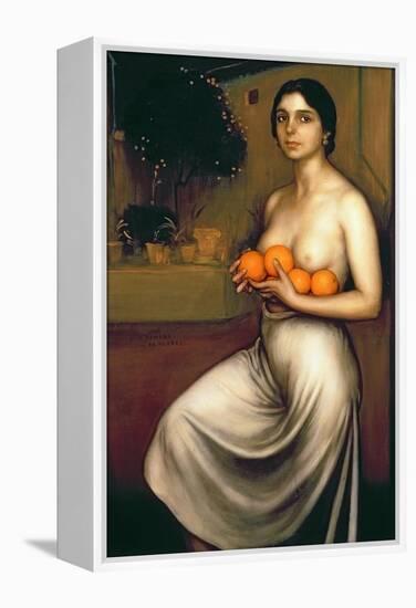 Oranges and Lemons-Julio Romero de Torres-Framed Premier Image Canvas