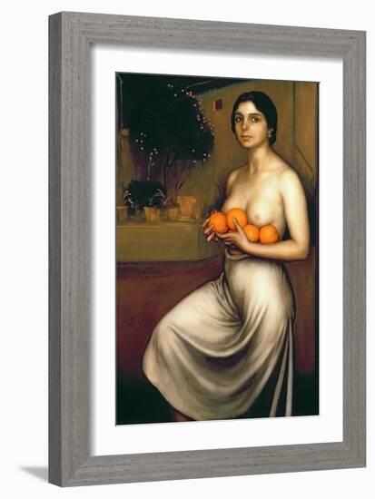 Oranges and Lemons-Julio Romero de Torres-Framed Giclee Print