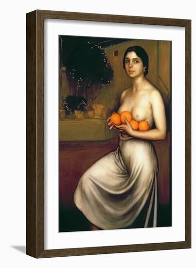 Oranges and Lemons-Julio Romero de Torres-Framed Giclee Print