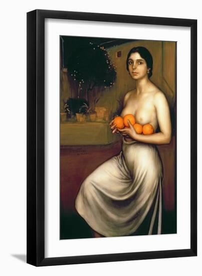 Oranges and Lemons-Julio Romero de Torres-Framed Giclee Print
