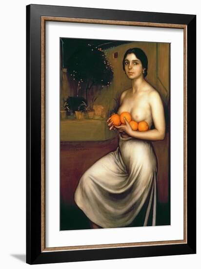 Oranges and Lemons-Julio Romero de Torres-Framed Giclee Print