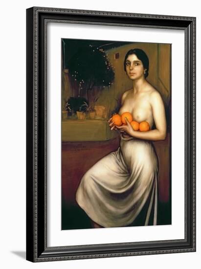 Oranges and Lemons-Julio Romero de Torres-Framed Giclee Print