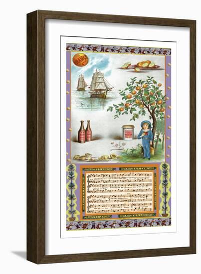 Oranges and Lemons-Walter Crane-Framed Art Print