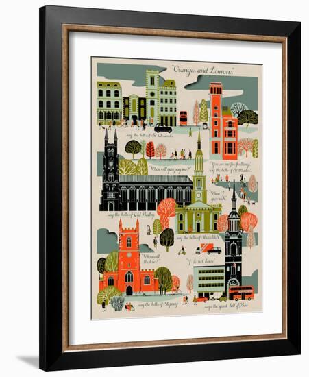 Oranges and Lemons-Eliza Southwood-Framed Giclee Print