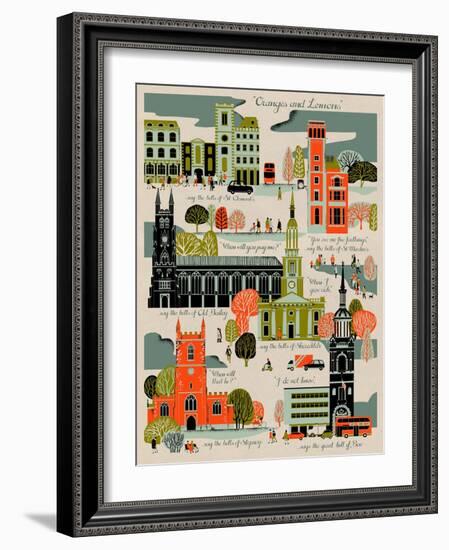 Oranges and Lemons-Eliza Southwood-Framed Giclee Print