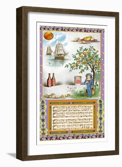 Oranges and Lemons-Walter Crane-Framed Art Print