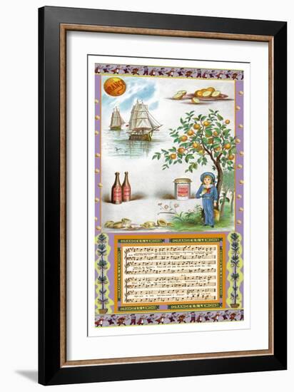 Oranges and Lemons-Walter Crane-Framed Art Print