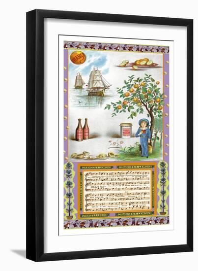 Oranges and Lemons-Walter Crane-Framed Art Print