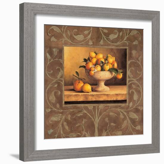 Oranges and Lemons-Andres Gonzales-Framed Art Print