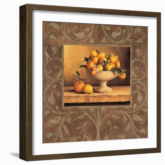 Oranges and Lemons-Andres Gonzales-Framed Art Print