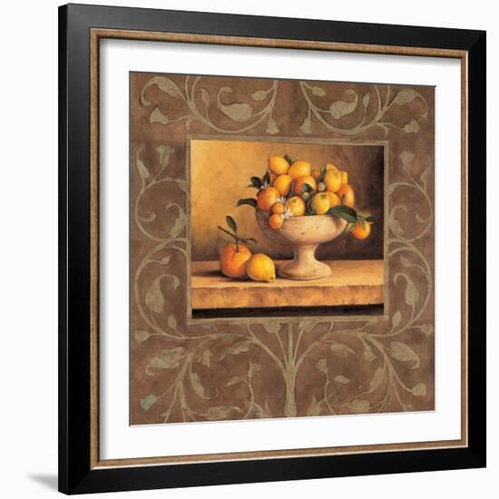 Oranges and Lemons-Andres Gonzales-Framed Art Print