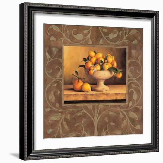 Oranges and Lemons-Andres Gonzales-Framed Art Print