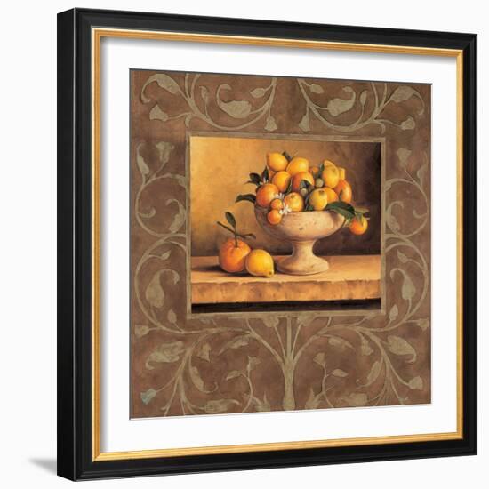 Oranges and Lemons-Andres Gonzales-Framed Art Print