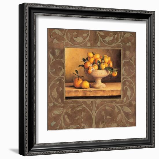 Oranges and Lemons-Andres Gonzales-Framed Art Print