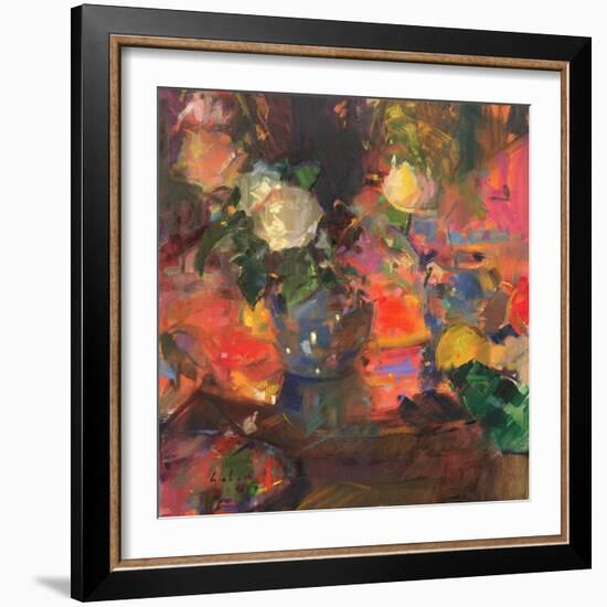 Oranges and Roses-Peter Graham-Framed Giclee Print