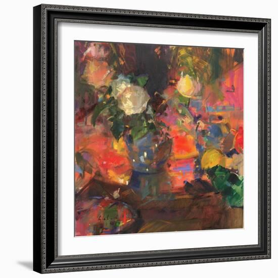 Oranges and Roses-Peter Graham-Framed Giclee Print