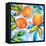 Oranges Blooming-Julija Belickienė-Framed Premier Image Canvas