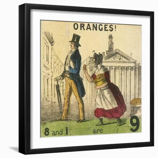 Oranges!, Cries of London, C1840-TH Jones-Framed Giclee Print