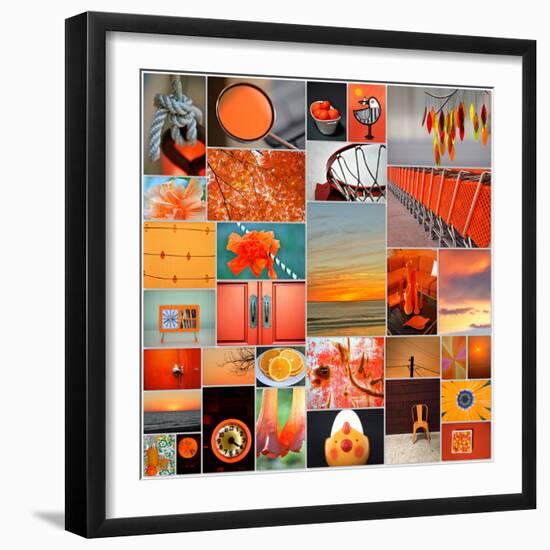 Orangina Collage-Gail Peck-Framed Photo